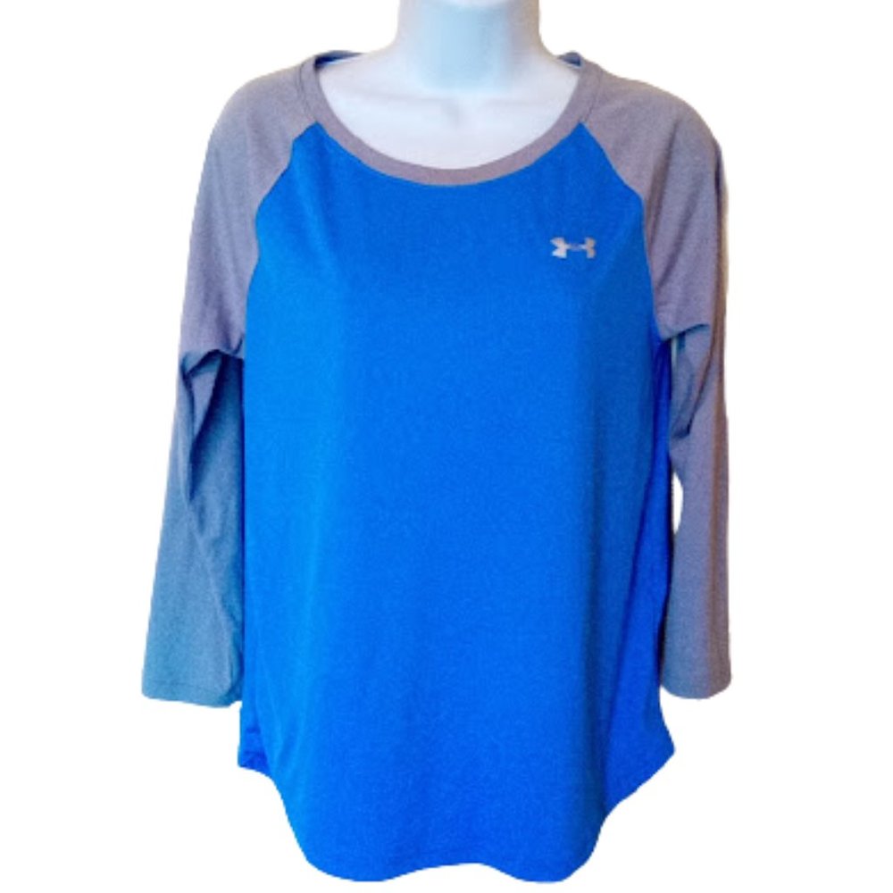 ---  Blue Gray Athletic Top Small